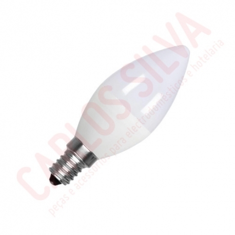 LAMPADA DE LED 5W. 230V. C37 E14 VELA ( 500 LUMEN / 6500K)