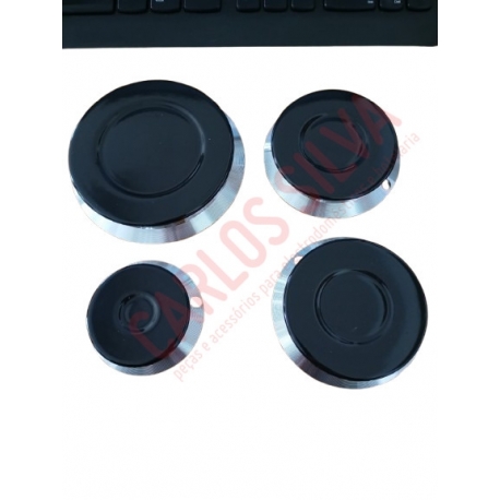 KIT DE 4 ESPALHADORES C/ TAMPA P/ PLACAS E FOGOES (SABAF)