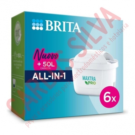 FILTRO P/ JARRO PURIF. DE ÁGUA BRITA (6 UNID.)