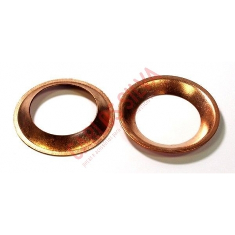 JUNTA CONICA EM COBRE 1/2