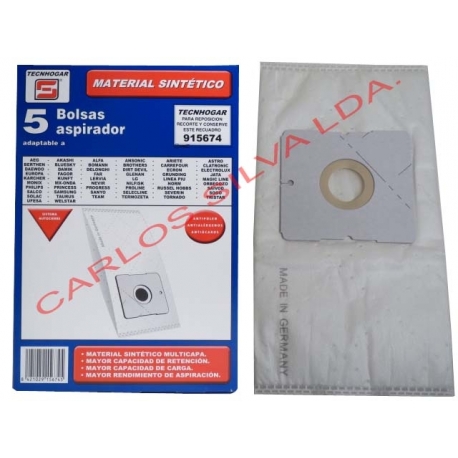 SACOS ASPIRADOR UNIVERSAL (MICROFIBRA)