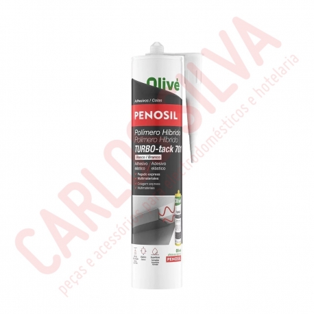 SILICONE COLA E VEDA BRANCO OLIVE TURBO TACK 701