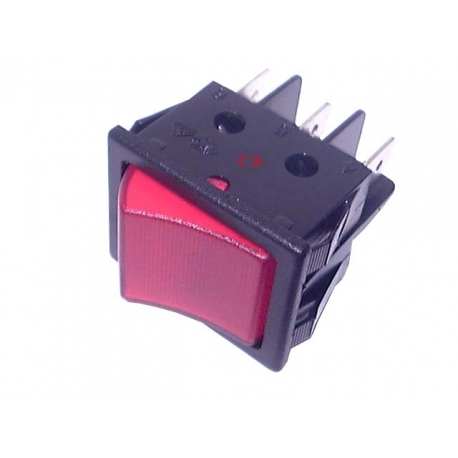 COMUTADOR 6 C. LUMIN. VERM 22X30