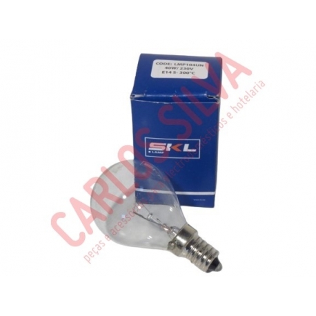 LAMPADA DE FORNO 40W E14 (300º)