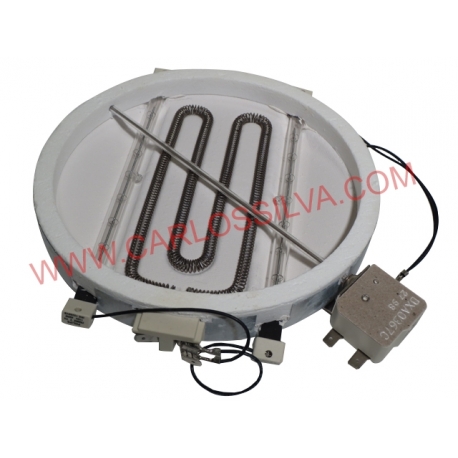 PLACA ELETRICA P/ VITROC. 1200W 230V C/HALO 170mm