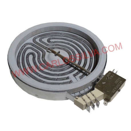 PLACA ELETRICA P/ VITROCERAMICA 1200W 230V 140/165mm