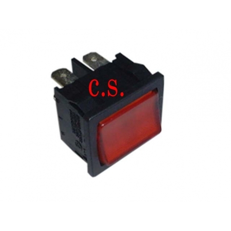 INTERRUPTOR LUMINOSO 22X20mm 4C