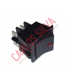 INTERRUPTOR PRESSAO PRETO C/ SIN.V.22X30