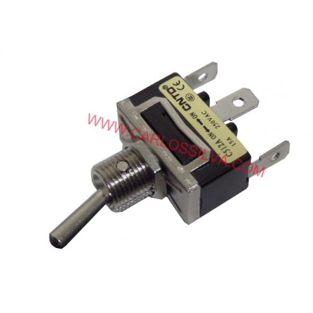 INTERRUPTOR UNIPOLAR 3 CONT. C/ PATILHA