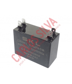 CONDENSADOR RECTAGULAR 5,5 MF C/ 4 TERMINAIS