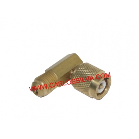 ADAPTADOR 90º- 5/16 FEMEA - 5/16 MACHO