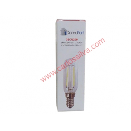 LAMPADA LED P/ EXAUSTOR 2W E14 (TUBOLAR)