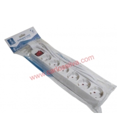 EXTENSAO 3 MT. C/ TOMADA SEXTUPLA C/ INTERRUPTOR