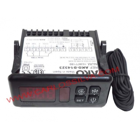 TERMOSTATO DIGITAL AKO D14323 (1 SENSOR / 3 RELES)