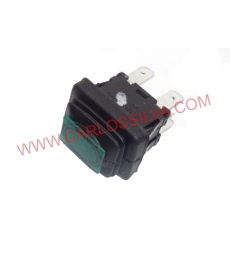 INTERRUPTOR LUMIN. VERDE C/ FOLE ( 13x20mm - 4T.)