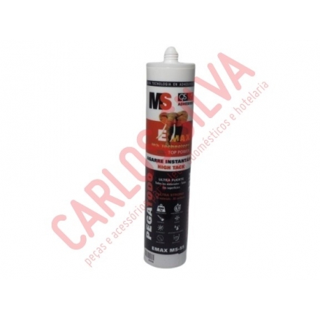 SILICONE COLA E VEDA BRANCO QS ( MS-55 HIGH TACK )