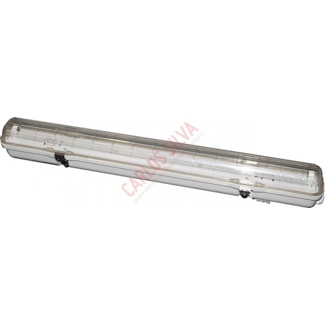 ARMADURA ESTANQUE P/ 2 LAMPADAS DE LED (120cm.)
