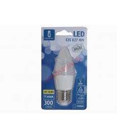 LAMPADA DE LED 4W 30W. 230V. E27 (240 LUMEN 3000K)