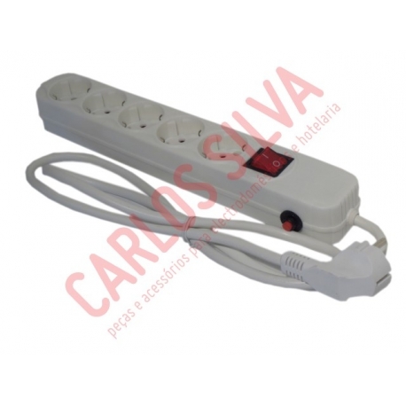 EXTENSAO 1,5 MT. TOMADAS C/ PROTECCAO