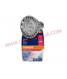 LAMPADA DE LED 4,6W 35W.-100/240V. GU10 (245 LUMEN 2700K)
