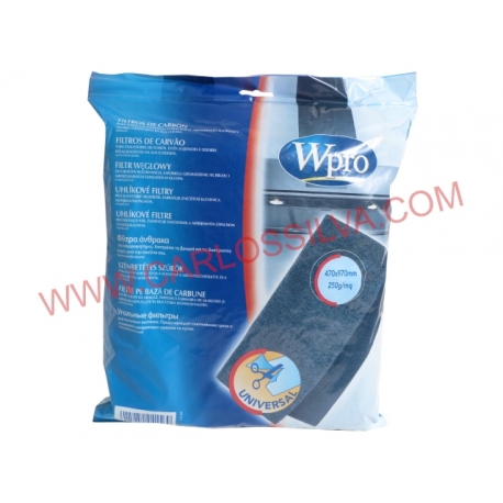 FILTRO DE CARVAO P/ EXAUSTOR 47X97 CM.