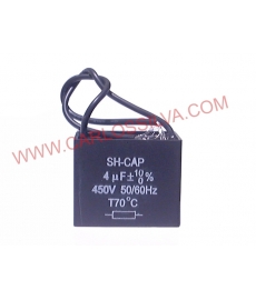 CONDENSADOR C/ 2 FIOS 4 mf