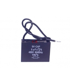 CONDENSADOR C/ 2 FIOS 2 mf