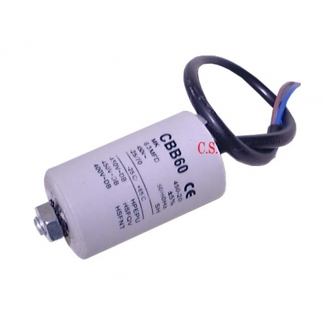CONDENSADOR C/ CABO 6,3 mf