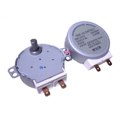 MOTOR GIRAPRATOS MICROONDAS 5/6RPM 230V 2.5/2W 1 FACE
