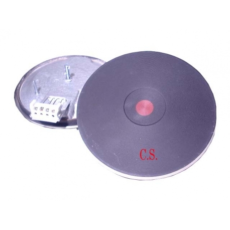 PLACA ELECTRICA RAPIDA 180mm 2000W