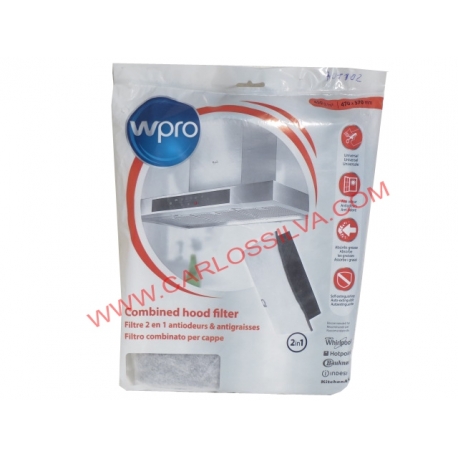 FILTRO EXAUSTOR DE CARVAO ACTIVADO 47X57