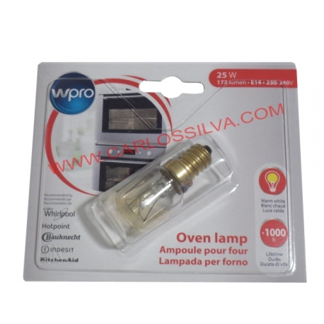 LAMPADA FORNO PEQ 25W E14 300º